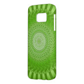 Sun Mandala green Case-Mate Samsung Galaxy Case (Back Left)