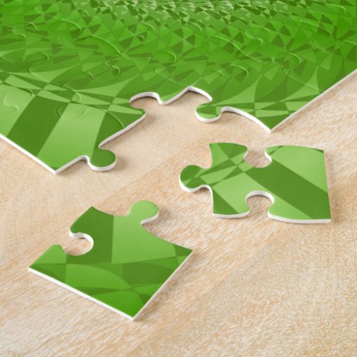 Sun Mandala green Jigsaw Puzzle
