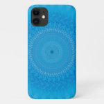 Sun Mandala Light blue iPhone 11 Case
