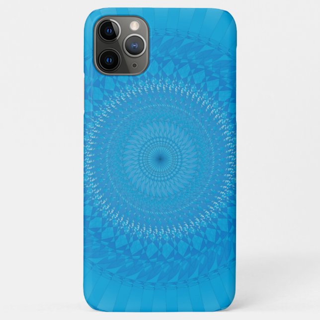 Sun Mandala Light blue Case-Mate iPhone Case (Back)