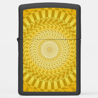 Sun Mandala yellow Zippo Lighter