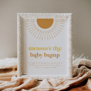 Sun Measure Baby Bump Sign
