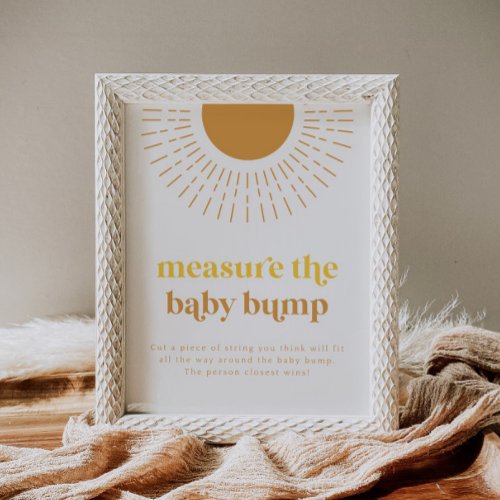 Sun Measure Baby Bump Sign