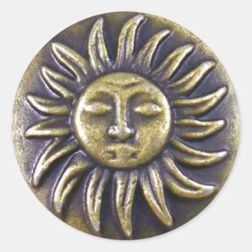 Sun Medallion Sticker
