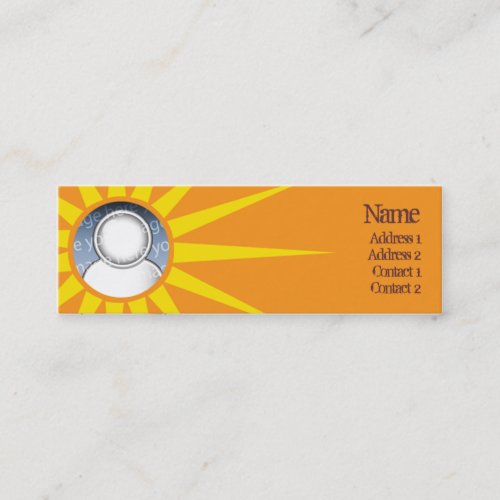 Sun Business Card Template