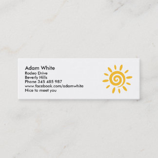 Sun Mini Business Card