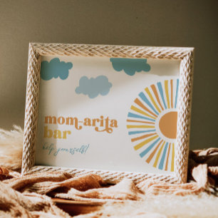 Sun Mom-arita Bar Sign