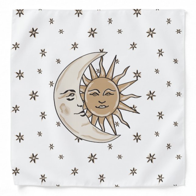 Sun, Moon and Stars Bandana (Front)
