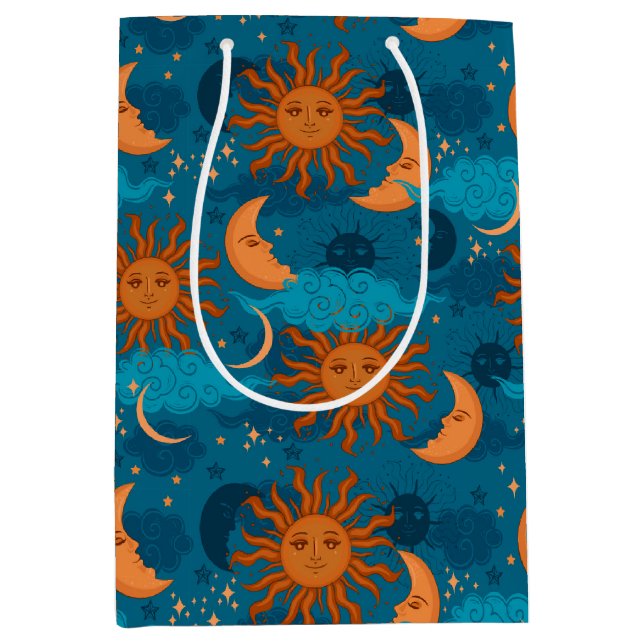 Sun, Moon and Stars Gift Bag (Front)
