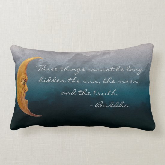 Sun Moon and Truth from Buddha Lumbar Pillow