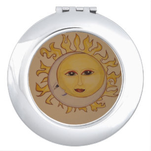 Sun Moon Compact Mirror