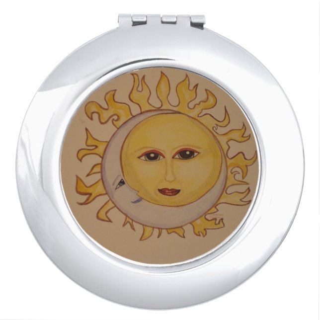 Sun Moon Compact Mirror (Front)