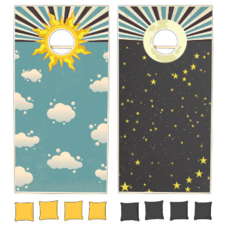 Sun & Moon Cornhole Set