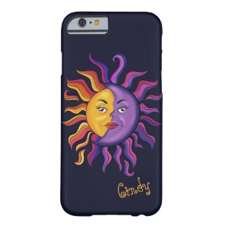 Sun & Moon design Barely There iPhone 6 Case