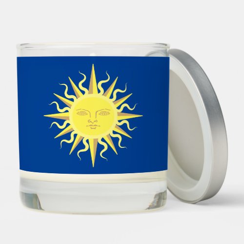 Sun  Moon Face Template Scented Candle