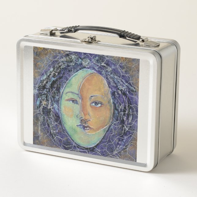 Sun Moon Jung Face Maureen Girard Celestial  Metal Lunch Box (Front)