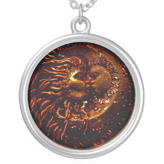 Sun, moon, Kiss Necklace