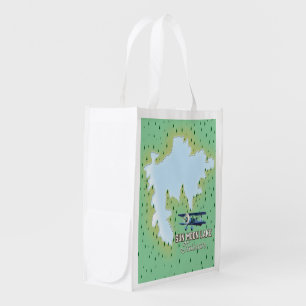 Sun Moon Lake Taiwan Grocery Bag