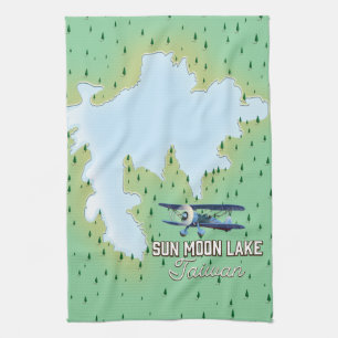 Sun Moon Lake Taiwan Kitchen Towel