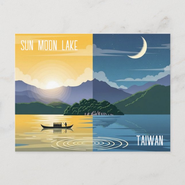 Sun Moon Lake Taiwan Postcard (Front)