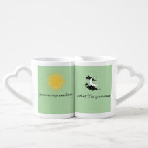 Sun & Moon matching couple mugs