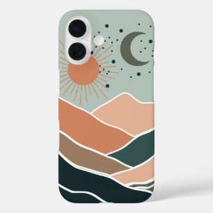 Sun & Moon Mountains iPhone 16 Case
