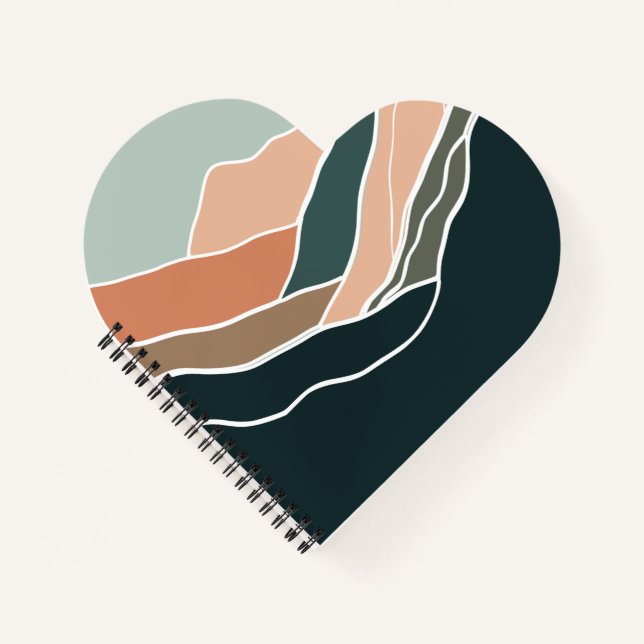 Sun & Moon Mountains Notebook (Front)