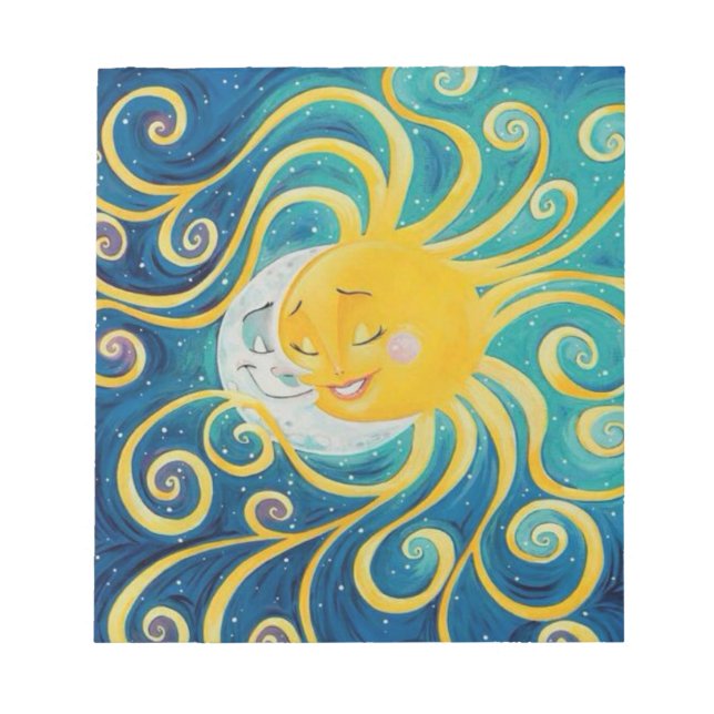 Sun Moon Notepad (Front)