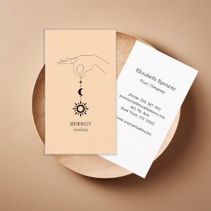 Sun Moon Peach Business card