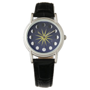 Sun, Moon Phases & Stars Watch