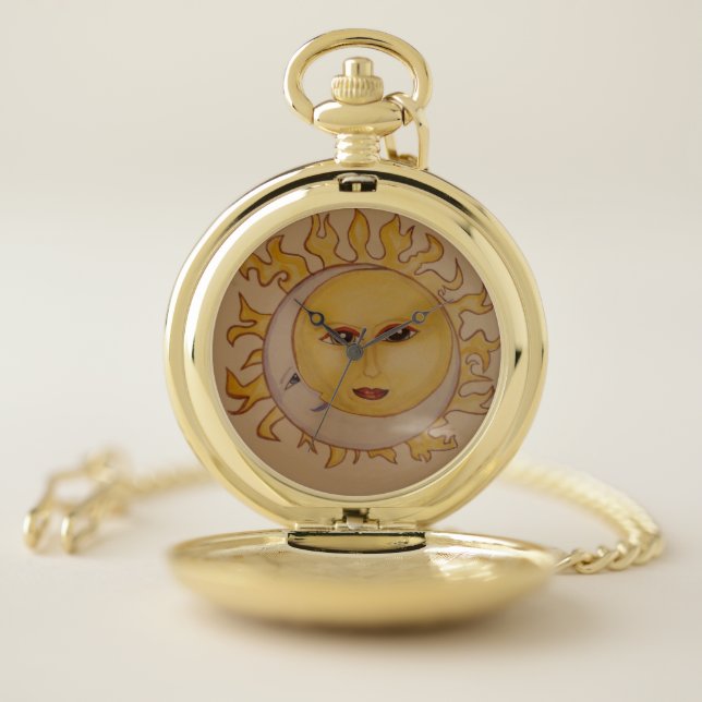 Sun Moon Pocket Watch (Inside)