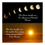 Sun Moon Spiritual Inspirational Quote Poster Sun Moon Spiritual Inspirational Quote Poster