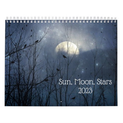 Sun Moon Stars 2023 Calendar