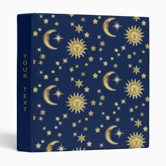 Sun, Moon & Stars 🌞🌛⭐ 3 Ring Binder