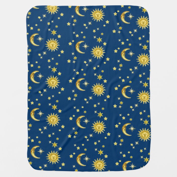 sun moon stars blanket