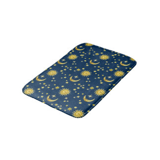Sun, Moon & Stars Bathroom Mat