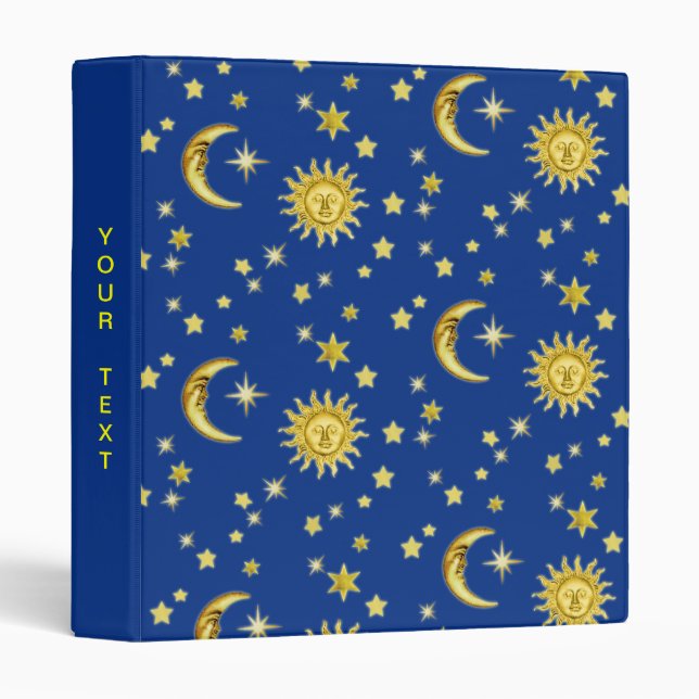 Sun, Moon & Stars 🌞🌛⭐ Binder (Front/Spine)