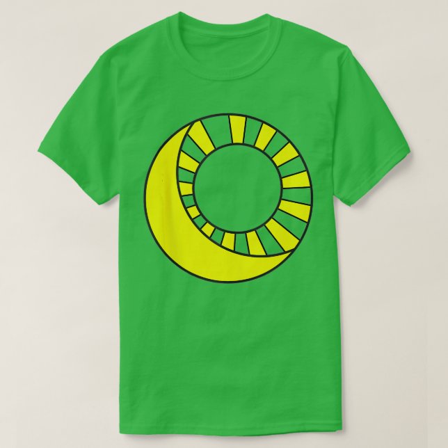 Sun Moon Stars Earth Astrology Astronomer Astronom T-Shirt (Design Front)
