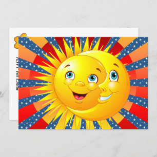 Sun Moon Stars Invitation