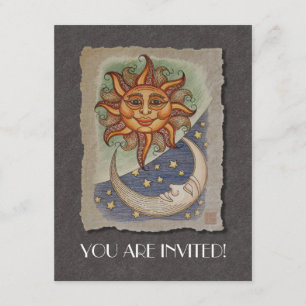 Sun Moon & Stars Invitation
