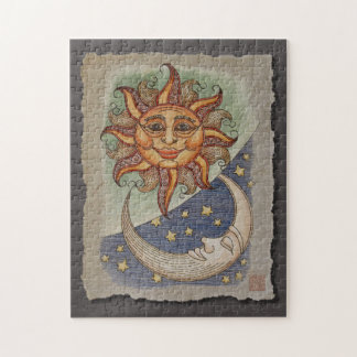 Sun Moon & Stars Jigsaw Puzzle