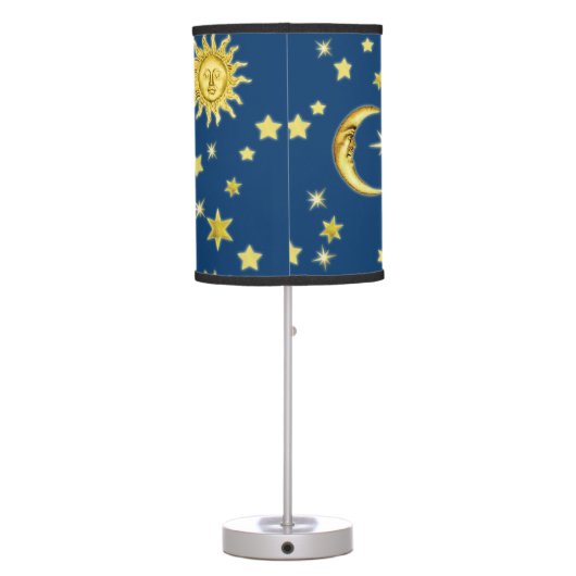 Sun, Moon & Stars Table Lamp (Back)