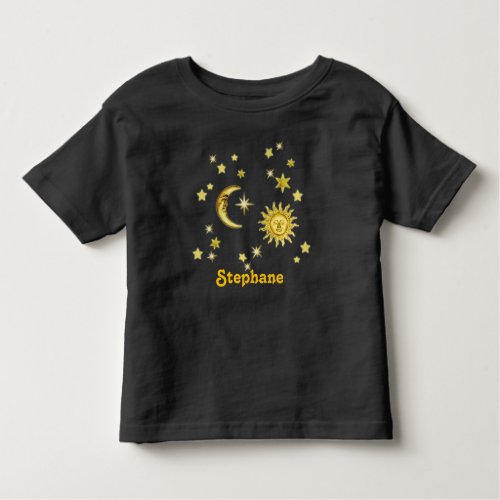 Sun Moon  Stars wout Name Tshirt 