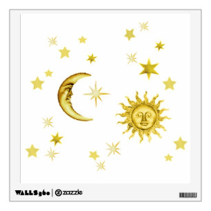 Sun, Moon & Stars Wall Sticker