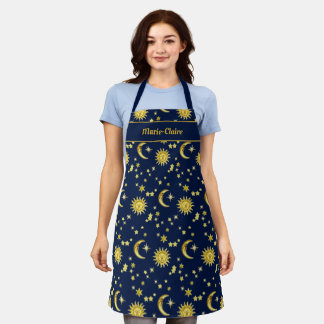 Sun, Moon & Stars 🌞🌛⭐with your Text Apron