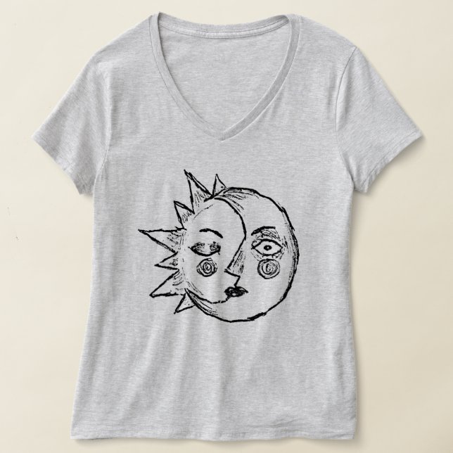 Sun & Moon T-Shirt (Laydown)