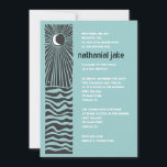 Sun Moon Water Bar Bat Mitzvah Invitation<br><div class="desc">YOU CAN MAKE THIS INVITE ANY COLOR!!! WELCOME!!! I can personally help you with your order! Ask me anything! EVERYTHING is customizable! All my designs are ONE-OF-A-KIND original pieces of artwork designed by me! You can only find them here! Most are created using Adobe Illustrator or Adobe Photoshop. Others are...</div>