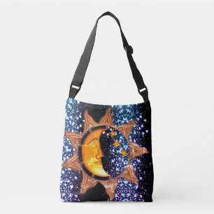 Sun moon with hearts tote