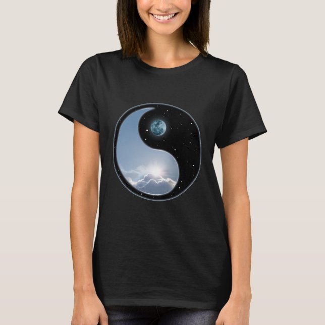 Sun-Moon Yin-Yang T-Shirt (Front)