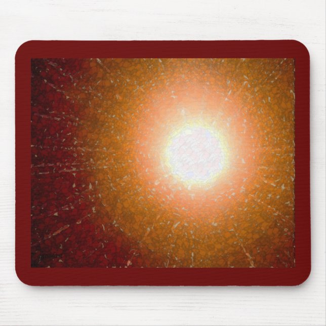 Sun Mosaic Mouse Pad (Front)